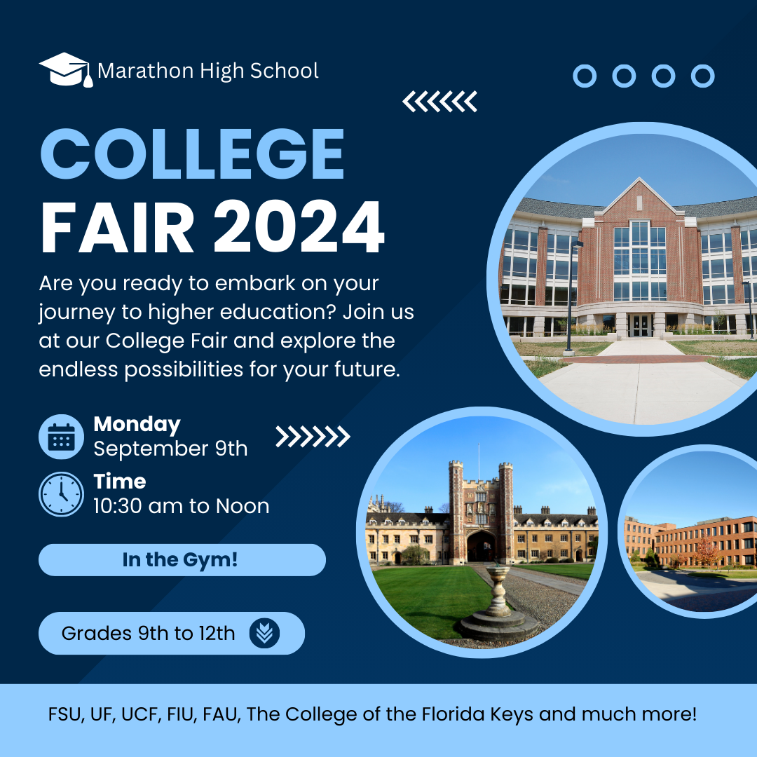  Small graphic advertising MHS college fair 2024